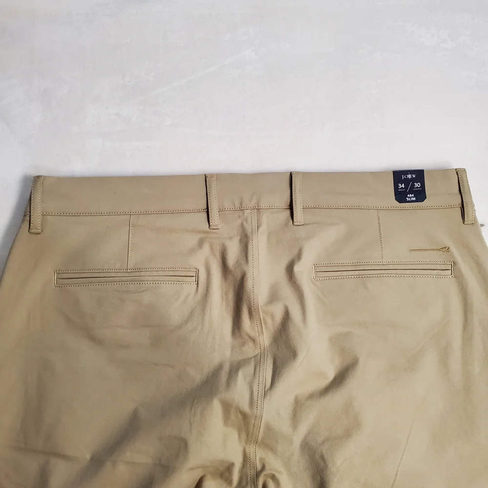 J.‎ Crew Tan Chinos Classic Straight-Leg Pants